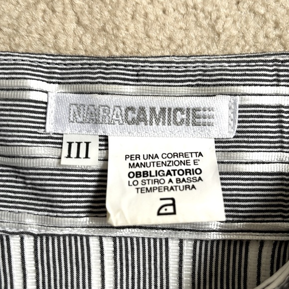 NaraCamicie Long sleeve blouse bodysuit from Italy. Size US L - Picture 9 of 12